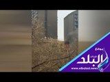 صدي البلد | حريق بشقة خلف السفارة السعودية دون اصابات