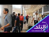 صدي البلد |  منتخب مصر يصل مطار القاهرة قادما من سوازيلاند