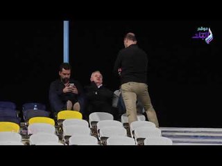 صدى البلد | شاهد .. أجيري فى فى مدرجات بتروسبوت خلال مباراة الزمالك والداخلية