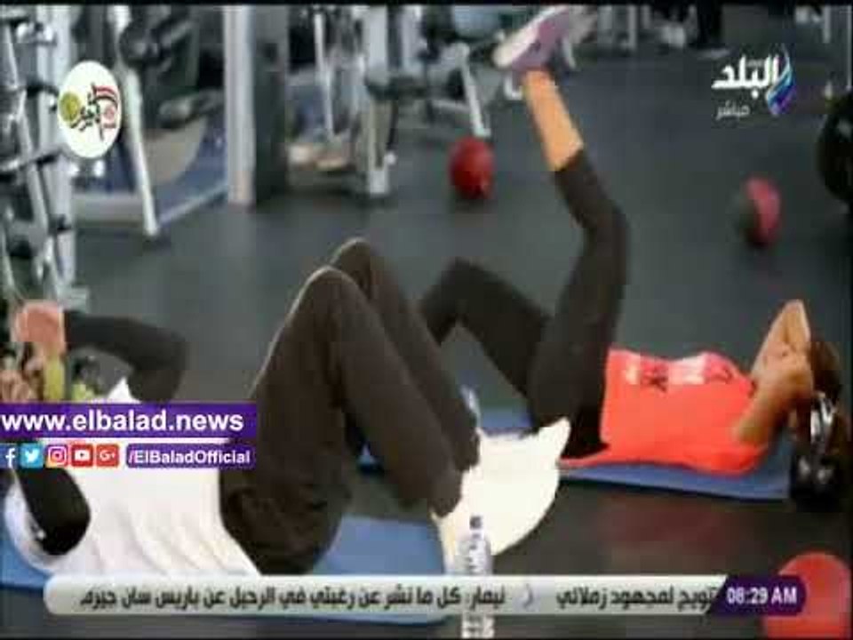 صدى البلد | تمرينات رياضية صباحية لشد عضلات البطن
