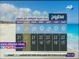 صدي البلد | تعرف على درجات الحرارة المتوقعة اليوم وغدًا بالقاهرة والمحافظات