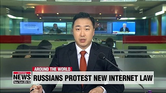 Thousands protest in Moscow against Russia's cyber-security bill