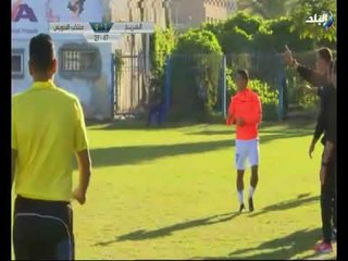 محمد مجدي يسجل هدف التعادل لنادي منتخب السويس