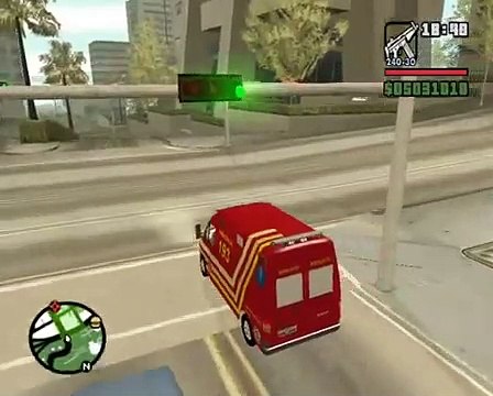 AMBULANCIA BOMBEIROS SP GTA SA/ ambulance firefighters gta sa