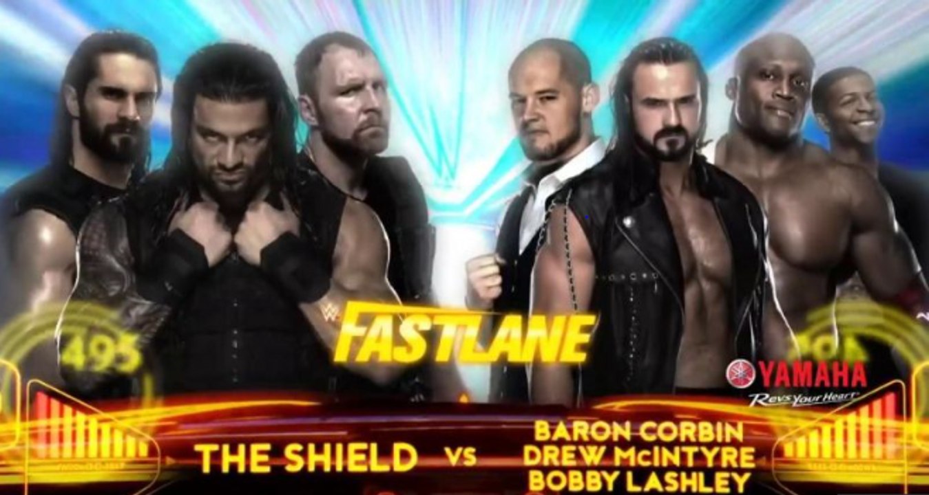 WWE Fastlane 2019 - The Shield vs. Corbin, Lashley, & Mcyntyre ...