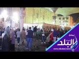 صدي البلد | العشرات من المواطنين يحتفلون بالمولد النبوي في محيط الحسين