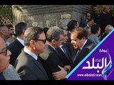 صدى البلد | أبو العينين يشارك في تشييع جنازة إبراهيم سعدة
