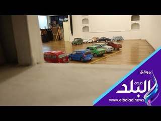 فنان تشكيلى ينحت هياكل السيارات بخامة الجبس