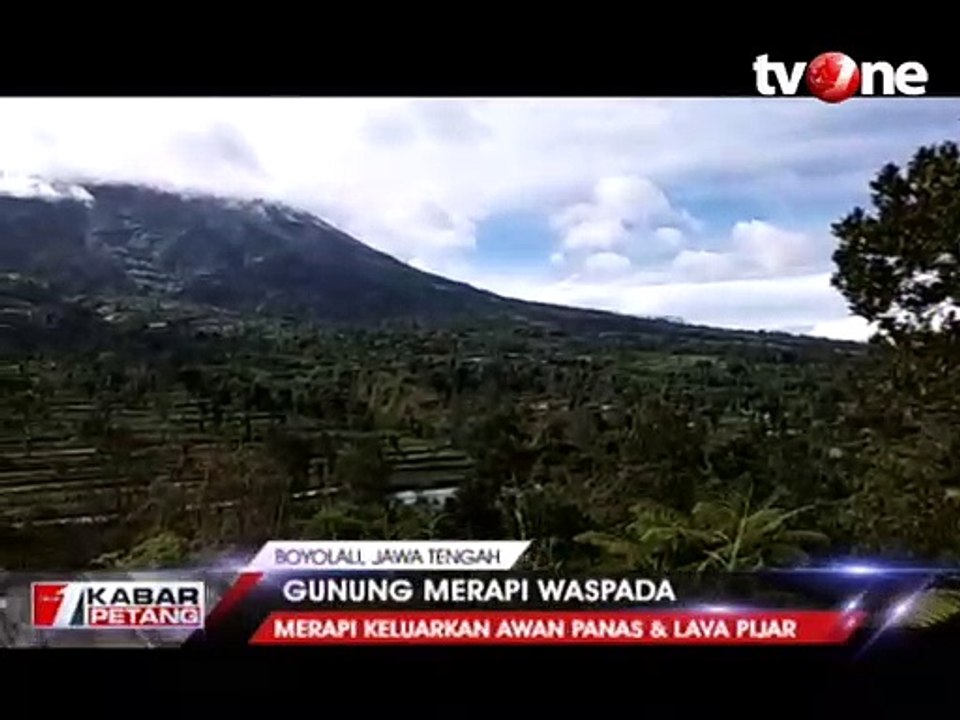BPPTKG: Status Gunung Merapi Waspada