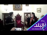 صدى البلد | البابا تواضروس يهنئ بطريرك الروم الأرثوذكس بعيد الميلاد