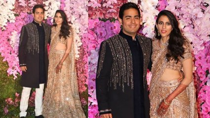 Akash Ambani और Shloka Mehta ने अपने Reception में गिराई बिजलियां | वनइंडिया हिंदी