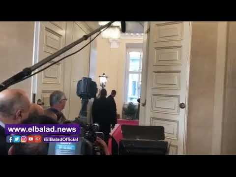 صدى البلد | السيسى يلتقط صورة تذكارية مع المستشار النمساوى