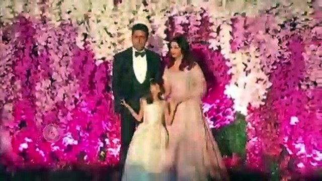 Aishwarya, Amitabh, Aaradhya, Abhishek, Shweta At Akash Ambani's Wedding Reception