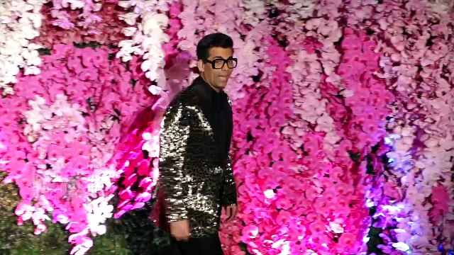 After Koffee With Karan Controversy, Karan Johar Hardik Pandya Together At Akash Ambani's Reception