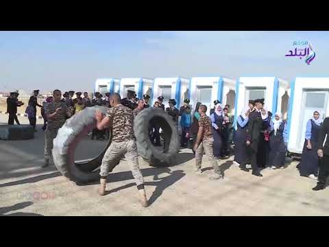 صدى البلد | ضباط سوهاج فى مدرسة النور للمكفوفين للاحتفال بيوم ذوي الإعاقة