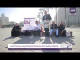 صدى البلد | مواطنون يرفعون علم مصر وصور الرئيس السيسى بميدان التحرير