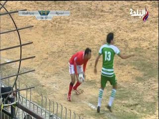 الشوط الاول من مباراة بلدية المحلة ونبروة بالدوري الممتاز ب
