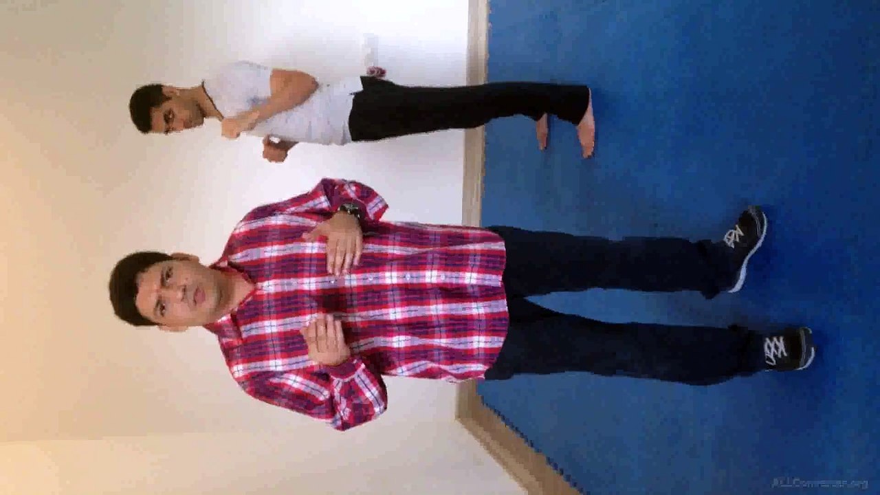 Jump spin crescent kick