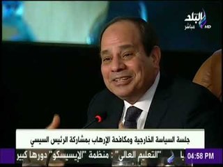 السيسي مقاطعا مدحت العدل : السينما والإعلام الحقيقيان عليهما أجر وثواب