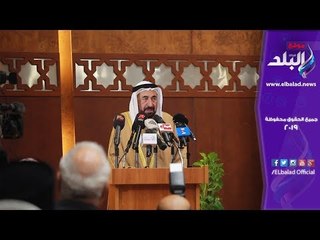 صدي البلد | حاكم الشارقة يصل جامعة الأزهر لزيارة مركز الشيخ زايد