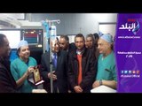 صدى البلد | زيارة اللواء شوشة لمستشفى العريش وتكريم طاقم أطباء معهد القلب  الذي أجرى أول عملية قسطرة
