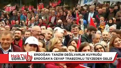 Erdoğan tanzim kuyruğuna varlık kuyruğu dedi. Erdoğan'a cevap Trabzonlu teyzeden geldi