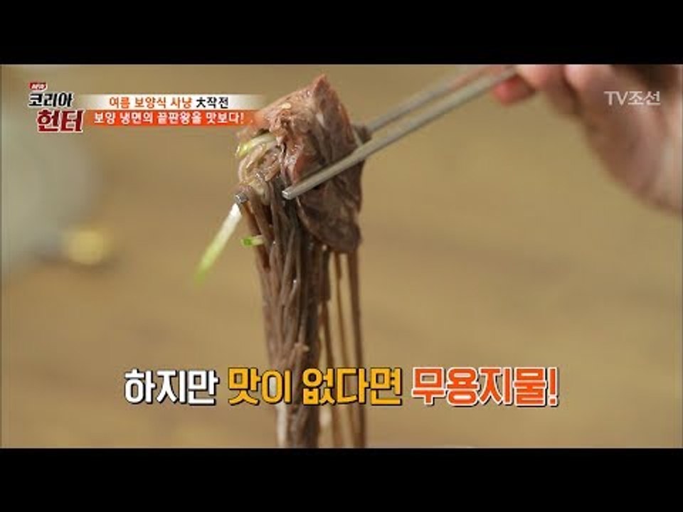 8가지 약초가 들어간 보양 냉면의 끝판왕! [뉴 코리아 헌터] 53회 20170605