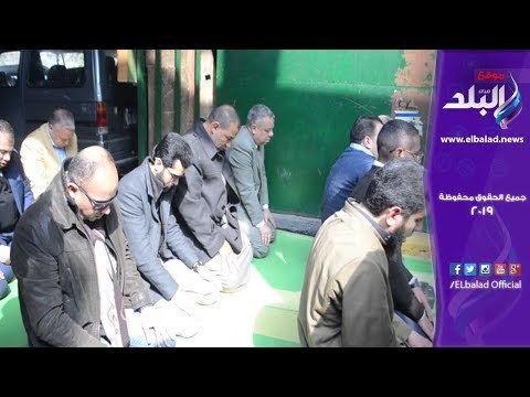 صدي البلد | صلاة الجنازة على جثمان الناقد الرياضي خالد توحيد