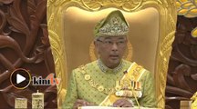 Dewan Rakyat gamat bunyi 'tanda setuju' ketika Agong bertitah