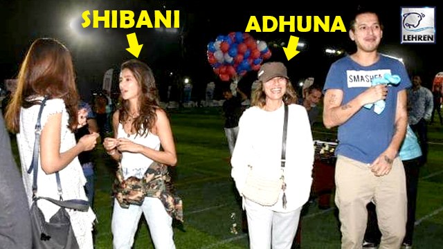 Farhan Akhtar's Current GF Shibani And Ex-Wife Adhuna IGNORE Each Other