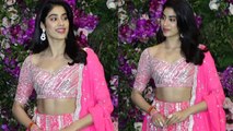 Jhanvi Kapoor Looks Beautiful at Akash Ambani's wedding: Watch video |FilmiBeat