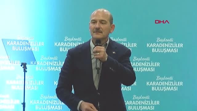 Ankara Bakan Soylu Başkentli Karadenizliler Gecesi'nde Vatandaşlara Hitap Etti
