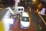 Akaryakıt İstasyonunda Dehşet Anları Kamerada