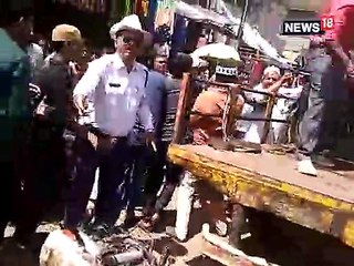 भिलाई में व्यापारियों की दबगंई, ट्रैफिक पुलिस को घेरकर उतरवाई जब्त गाड़ियां