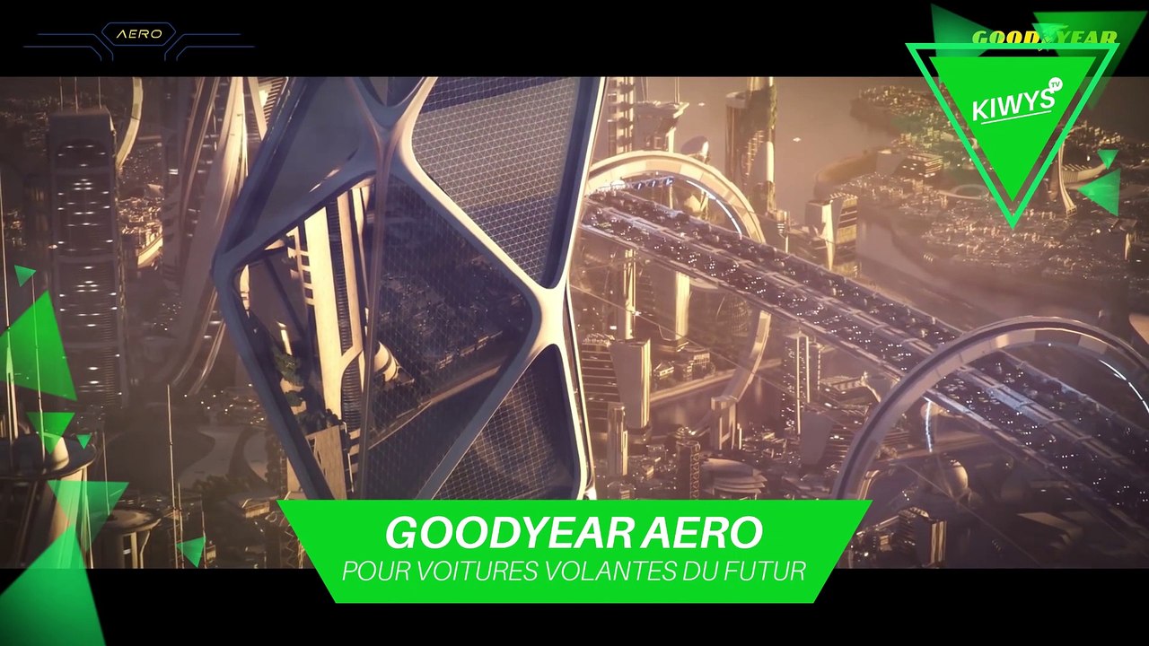 Goodyear AERO, un concept de pneu pour voitures volantes !