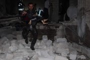 Rejim Güçleri Gece Boyunca İdlib'i Bombaladı