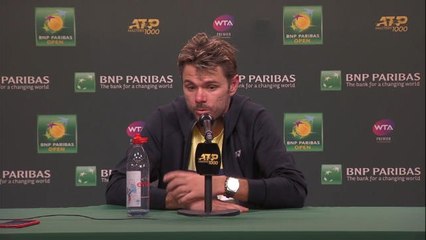 Indian Wells - Wawrinka : "Une très grosse bataille"