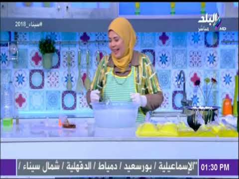 سفرة وطبلية مع الشيف هالة فهمي | تدريب لكل الشباب علي طريقة عمل الصابون المواعين السائل للمشاريع
