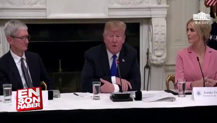 Apple'ın CEO'su Tim Cook'a 'Tim Apple' diye seslenen Donald Trump