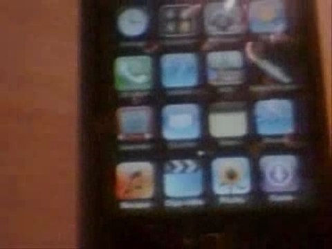 ipod touch test + application de l'iphone