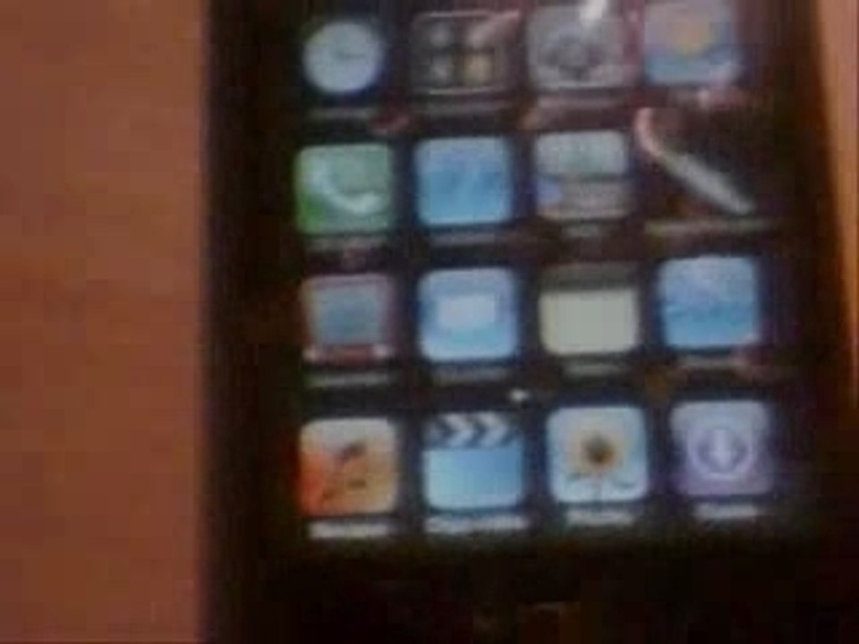 ipod touch test + application de l'iphone