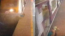 Woman hit by local train, survives with minor injuries at Dadar railway station | Oneindia News