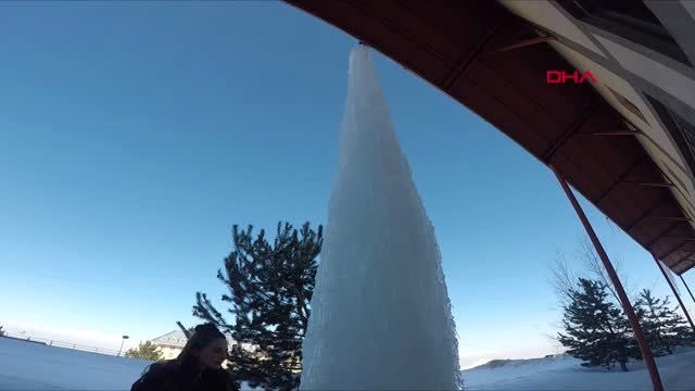 Erzurum Soğukla Gelen Güzellik Yürekleri Isıtıyor