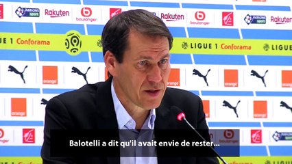 Garcia : "Balotelli, c'est un gars intelligent"