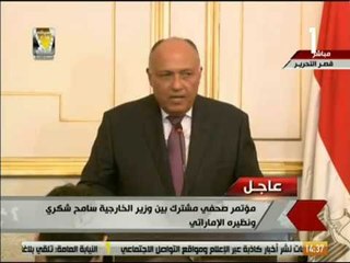 وزير الخارجية سامح شكري يكشف اخر المستجدات في الازمة مع قطر