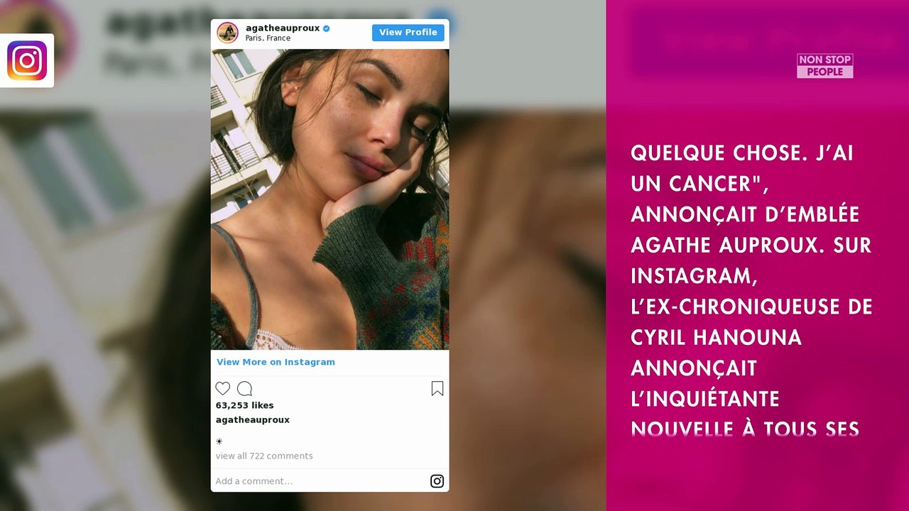 Agathe Auproux atteinte d’un cancer : De quoi souffre-t-elle exactement ?