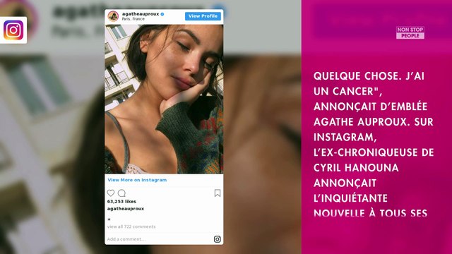Agathe Auproux atteinte d’un cancer : De quoi souffre-t-elle exactement ?