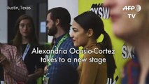 Alexandria Ocasio-Cortez walks red carpet at SXSW