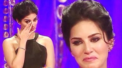 Sunny Leone Cried Profusely On A Show Over A Comment | Filmibeat Telugu