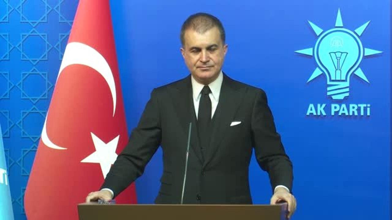 AK Parti Sözcüsü Çelik - (Mansur Yavaş ile İlgili İddialar) "Bütün Bu Süreç İçerisinde Günlerdir...